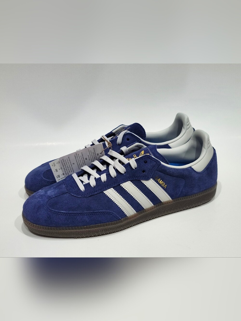 Adidas Samba Adv Skate Men’s Blue Athletic Sneakers JP8523 Size 11.5 New